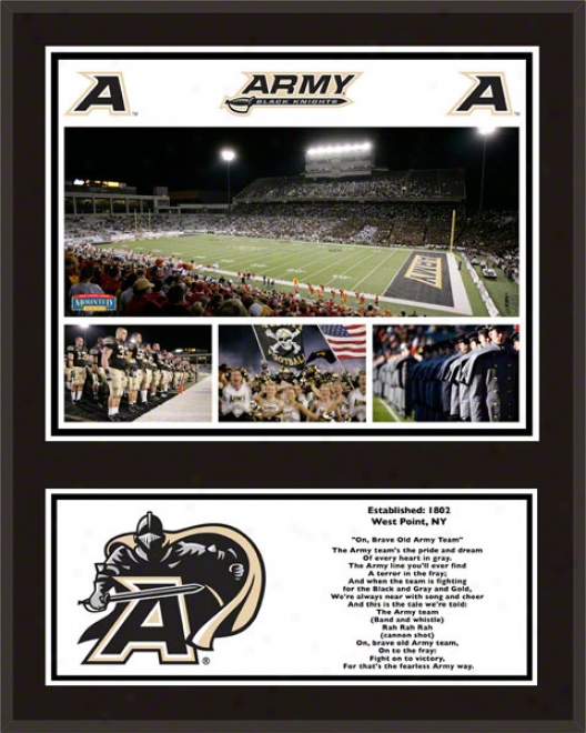 Army Black Knights Sublimated 12x15 Plaque