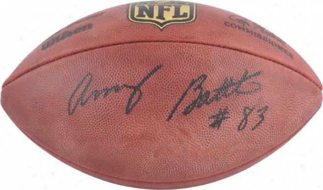 Arnaz Battle Autographed Football  Details: San Francisco 49ers, Black Stamp