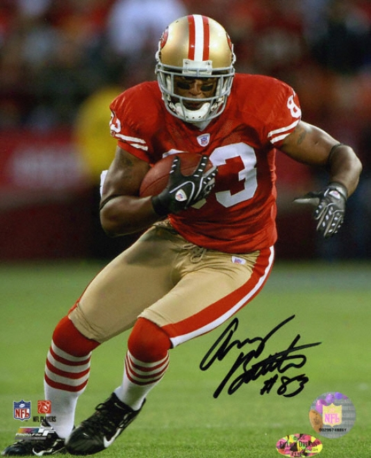 Arnaz Battle San Francisco 49ers Autographed 8x10 Photohraph