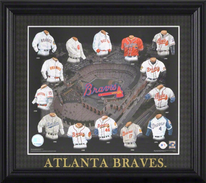 Atlanta Braves 13x15 Framed Print  Details: Evolution