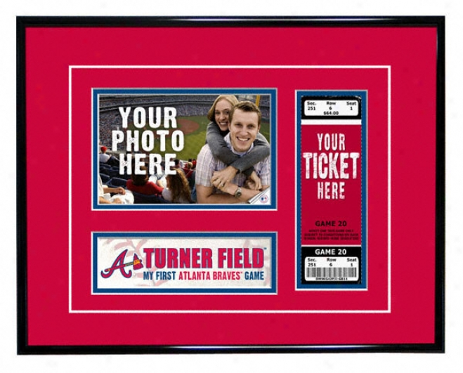 Atlanta Braves - My First Game - Ticket Frame