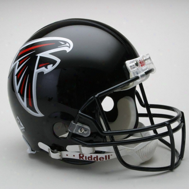 Atlanta Falcons Authentic Pro Line Riddell Fuil Size Helmet