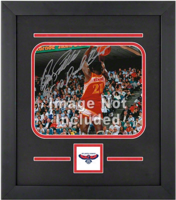 Atlanta Hawks 8x10 Horizontal Setup Frame With Team Logo