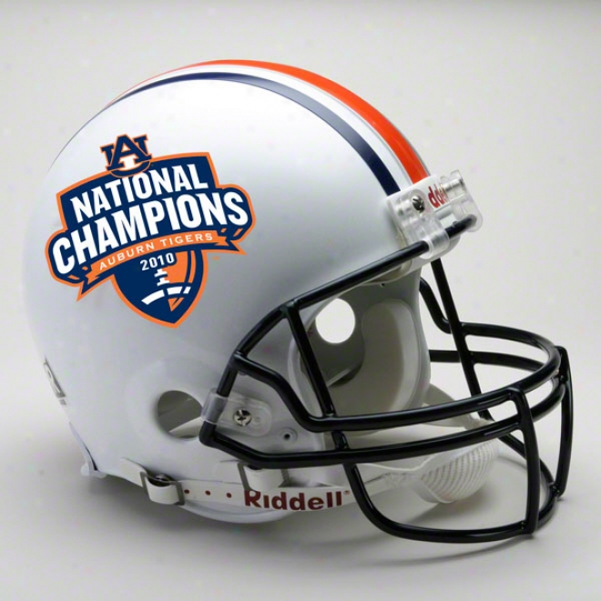 Auburn Tigers 2010 Bcs National Champions Pro Line Helmet