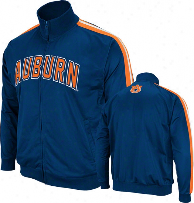 Auburn Tigers Navy Gait Track Jacket