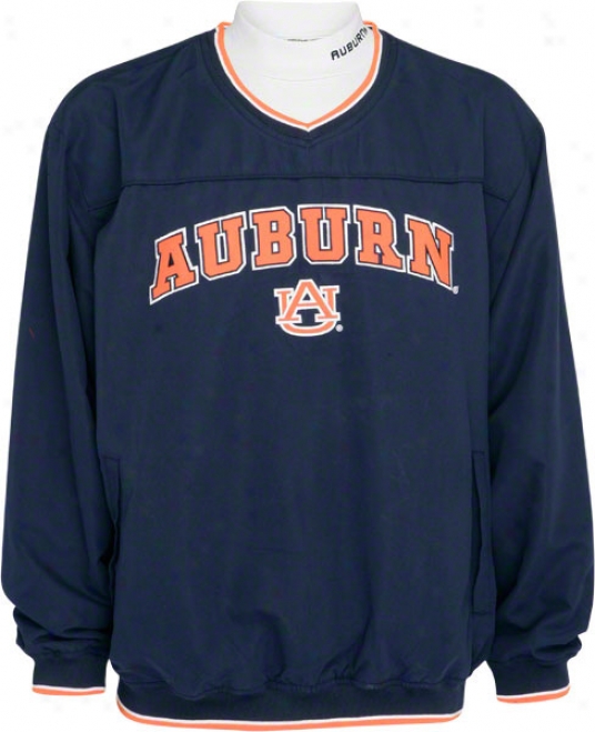 Auburn Tiges Windshirt/long Sleeve Mockneck Combo Pack