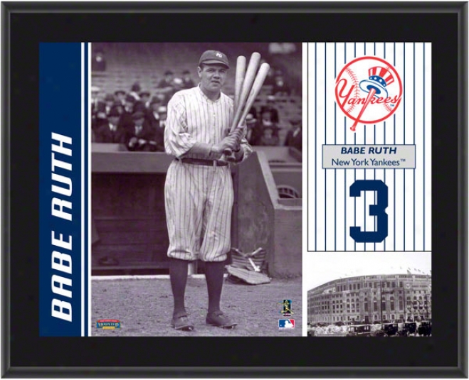 Infant Ruth Plaque  Particulars: New York Yankees, Sublimaated, 10x13, Mlb Plaque