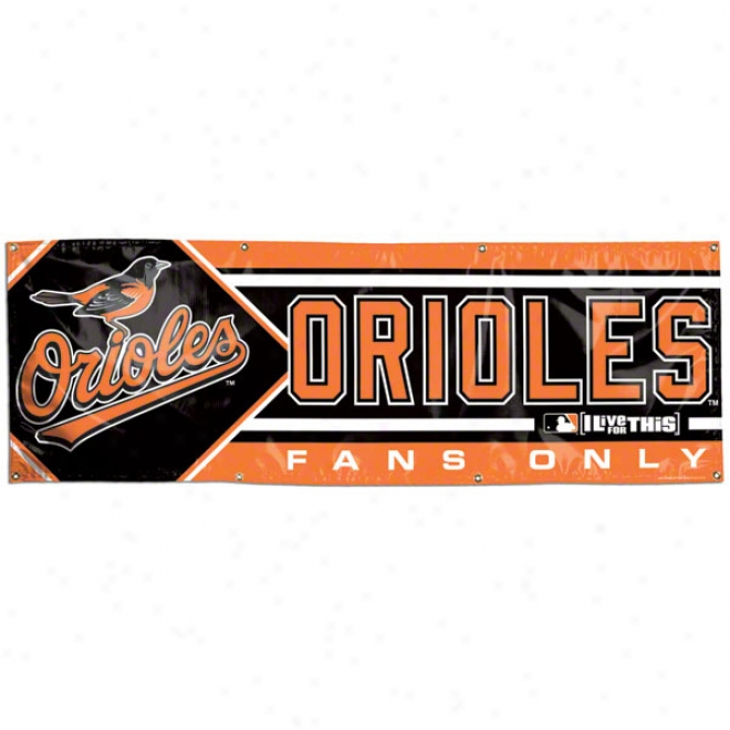 Baltimore Orioles 2x6 Vinyl Banner