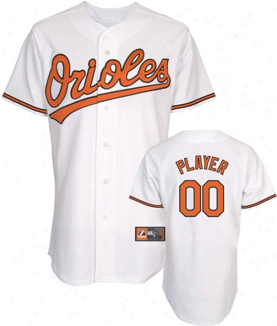 Baltimore Orioles -personalized With Your Note- Home Mlb Replica Jersey