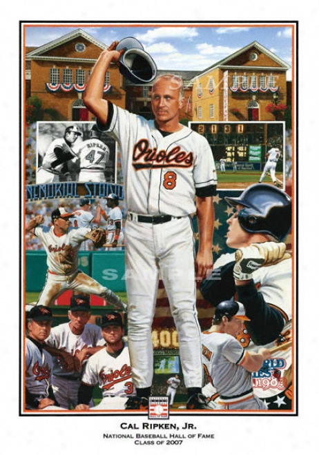 Baltimore Orioles - &quotironman&quot - Wall - Unframed Giclee