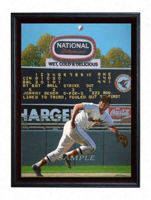 Baltimore Orioles - &quotthe Human Vacuum&quot - Large - Framed Giclee