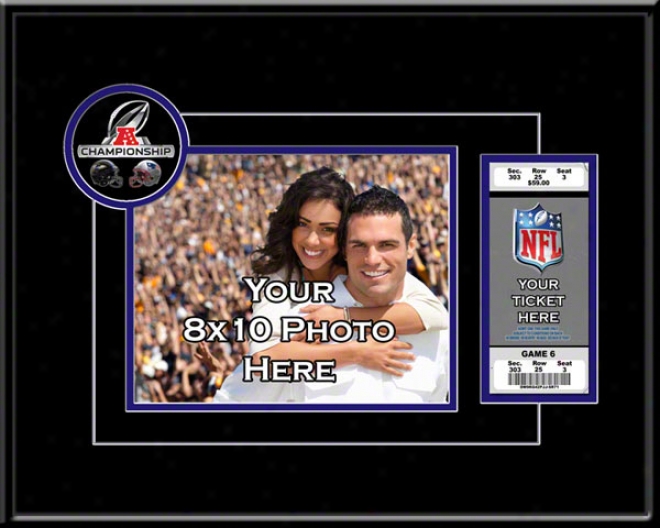 Baltimore Ravens 2011 Afc Championship Game Your 8x10 Photo And Ticket Form