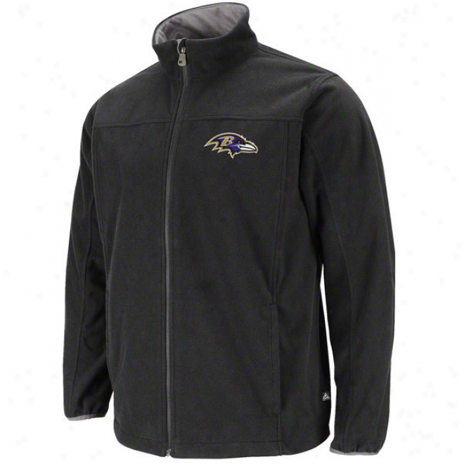 Baltimore Ravens Safety Blitz Iii Black Full-zip Jacket