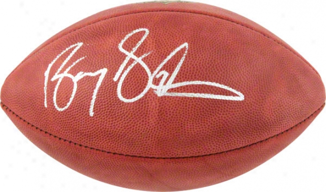 Barry Sanders Autographed Football  Detaails: Duke Football