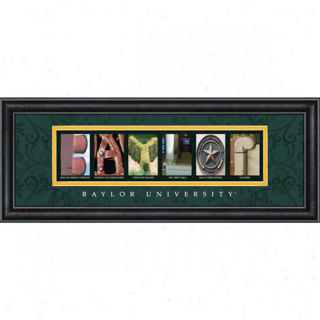 Baylor Bears Letter Art