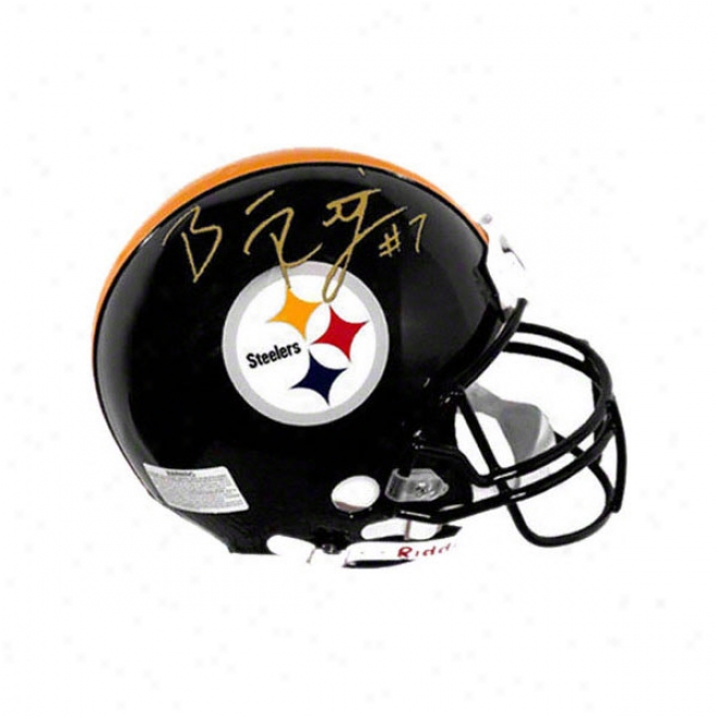 Ben Roethlisberger Pittsburgh Steelers Autographed Authentic Prp Helmet