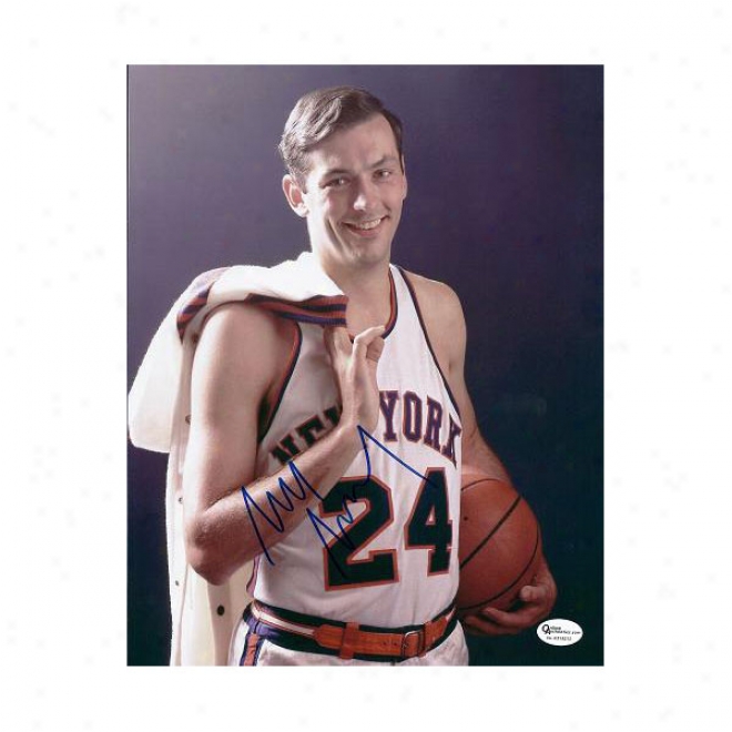 Bill Bradley Autographed New York Kniks 8x10 Photo