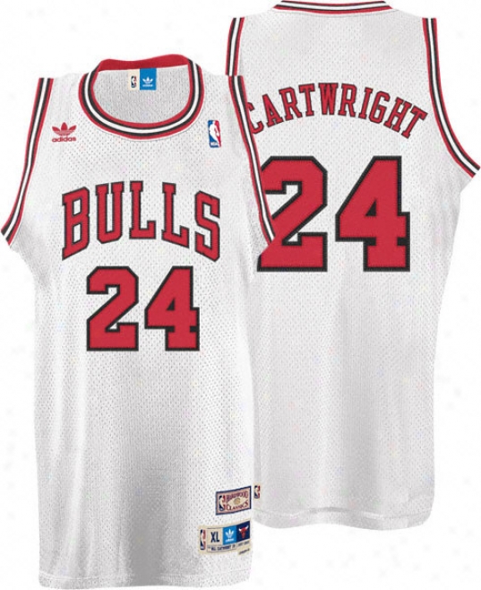 Bill Cartwright Jersey: Adidas Of a ~ color Throwback Swingman #24 Chicago Bulls Jersey