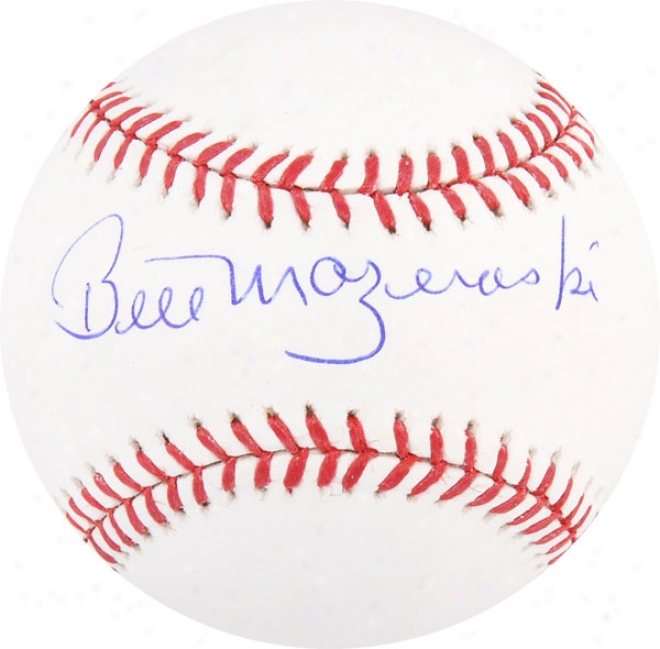 Bill Mazeroski Autographed Baseball