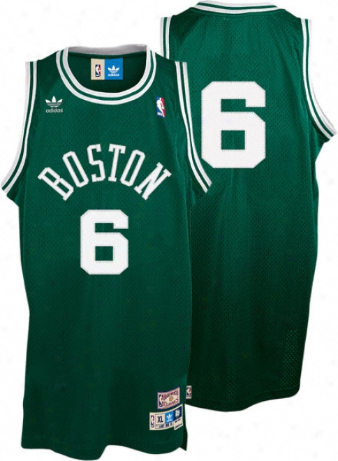 Bill Russell Jersey: Adidas New Throwback Swingman #6 Boston Celtics Jersey