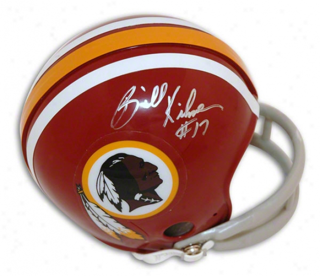 Billy Kilmer Washington Redskins Autographed Mini Helmet