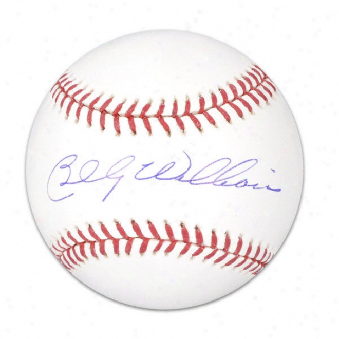 Billy Williams Autographed Baseball