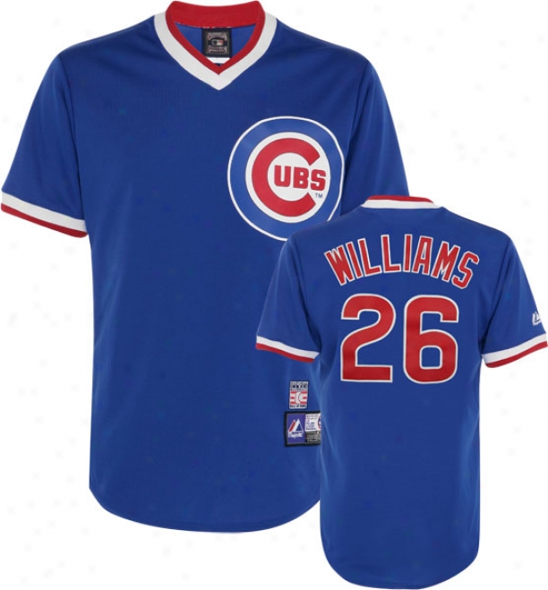 Billy Williams Chicago Cubs Royak Blue Cooperstown Replica Jersey