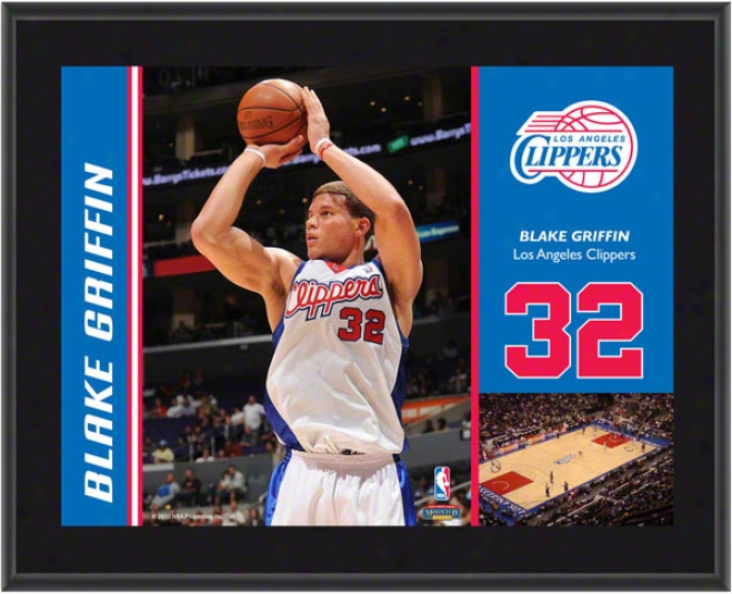 Blake Griffin Plaque  Details: Los Angeles Clippers, Sbulimated, 10x13, Nba Plaque