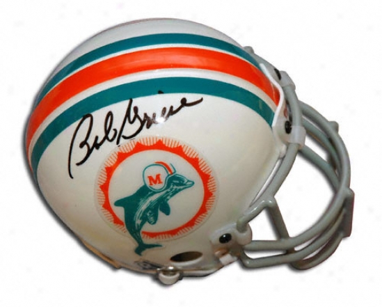 Bob Griese Miami Dolphins Autographed Mini Helmet