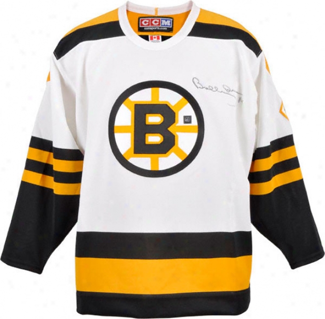 Bobby Orr Autographed Jersey  Details: Boston Bruins