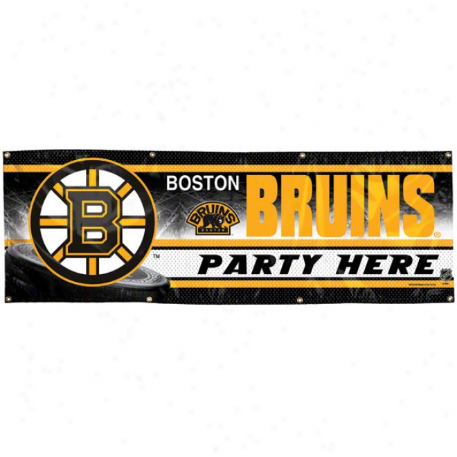 Boston Bruins 2x6 Vinyl Banner