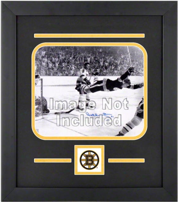 Boston Bruins 8x10 Horizontal Setup Frame With Team Logo