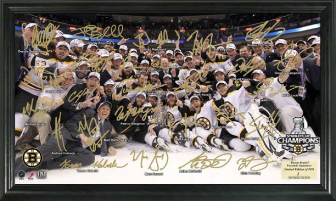 Boston Bruins Stanley Cup Celebration Signature Rink