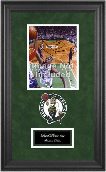 Boston Celtics Deluxe 8x10 TeamL ogo Frame