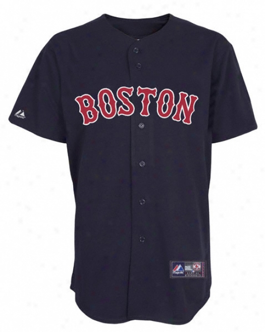 Boston Red Sox Alternate Navy Mlb Replica Jersey