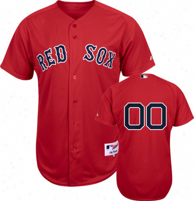 Boston Red Sox - Any Number - Authentic Cool Base␞ Alternate Red On-field Jersey