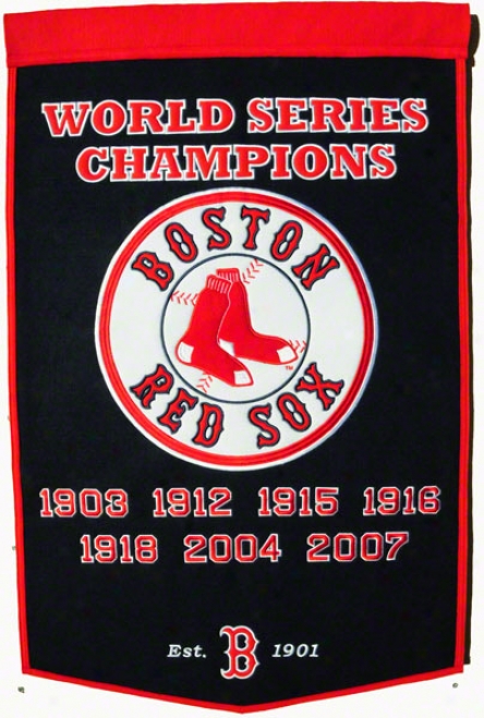 Boston Red Sox Dynasty Banner