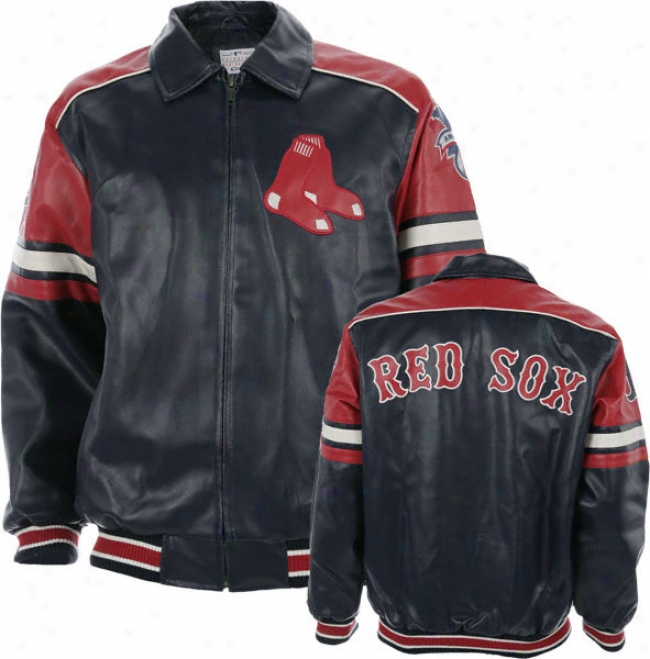 Boston Red Sox Faux Leather Jacket