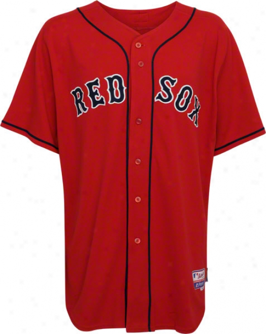 Bostom Red Sox Red Away Authentic On-field Cool Base Jersey