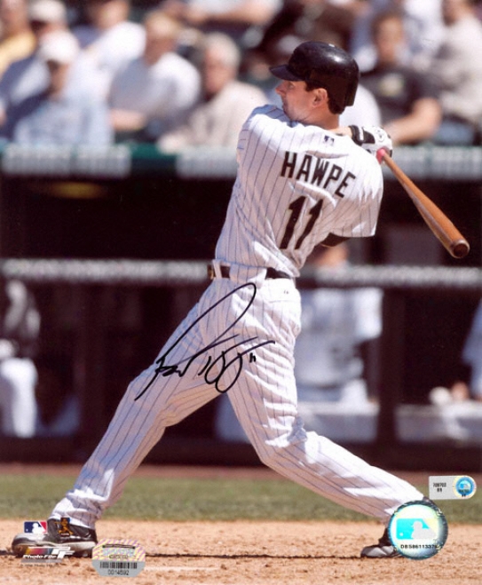 Brad Hawpe Colorado Rockies - Batting - Autographed 8x10 Photograph