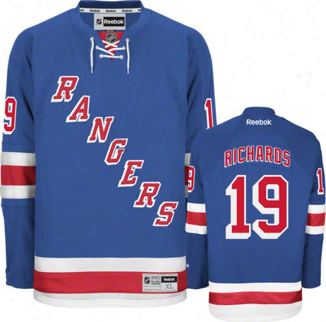 Brad Richards Just discovered York Rangers #19 Reebok Premier Nhl Jersey