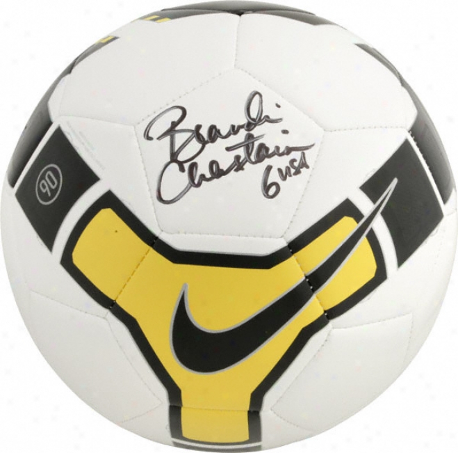 Brandi Chastain Autographed Soccerball