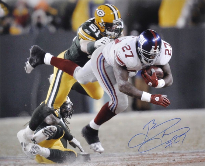 Brandon Jacobs New York Giants Autographed 16x20 Photograph