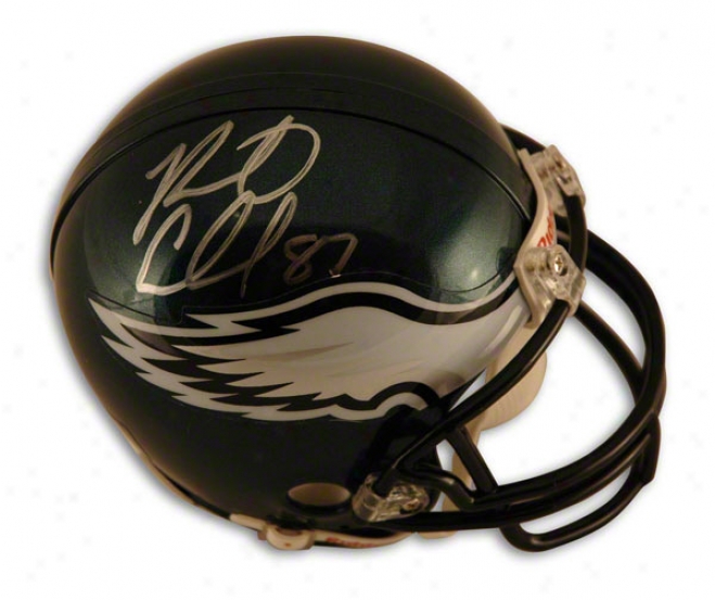 Brent Celek Autographed Philadelphia Eagles Mini Helmet