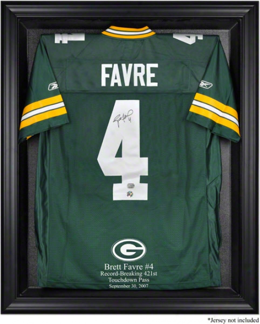 Brett Favre Record-breakr Framed Logo Jersey Display Case