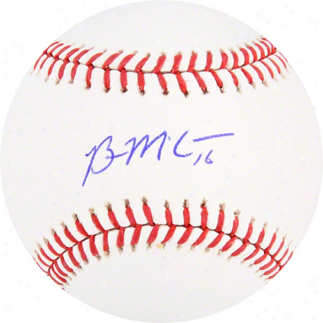 Brian Mccann Autographed Baseball  Detaile: Atlanta Braves