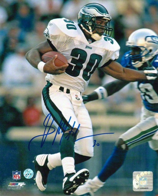 Brian Mitchell Philadelphia Eagles Autographed 8x10 Photo Vs Seahawkw