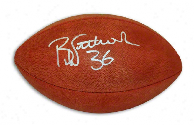 Brian Westbrook Autographed Nfl Football