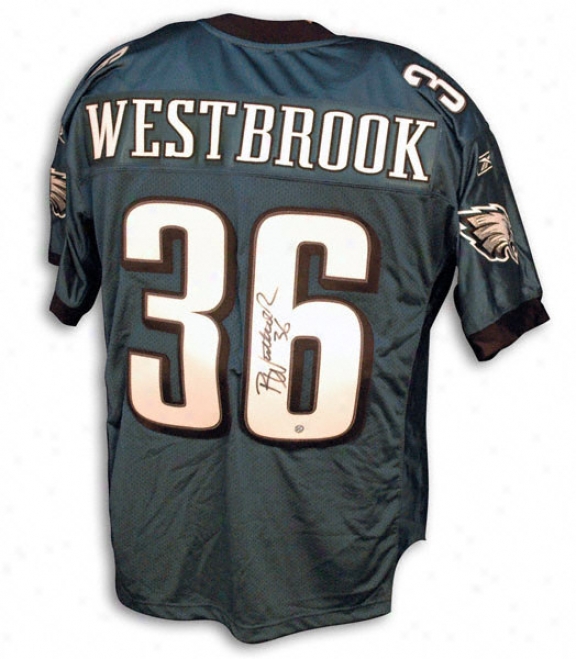 Brian Westbrook Phhiladelphia Eagles Autographed Jersey