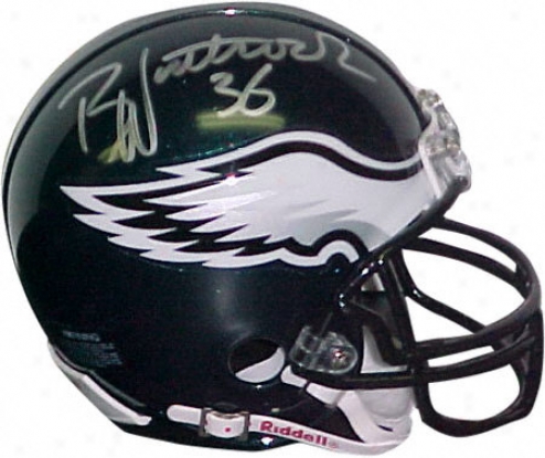 Brian Westbrook Philadelphia Eagles Autographed Mini Helmet